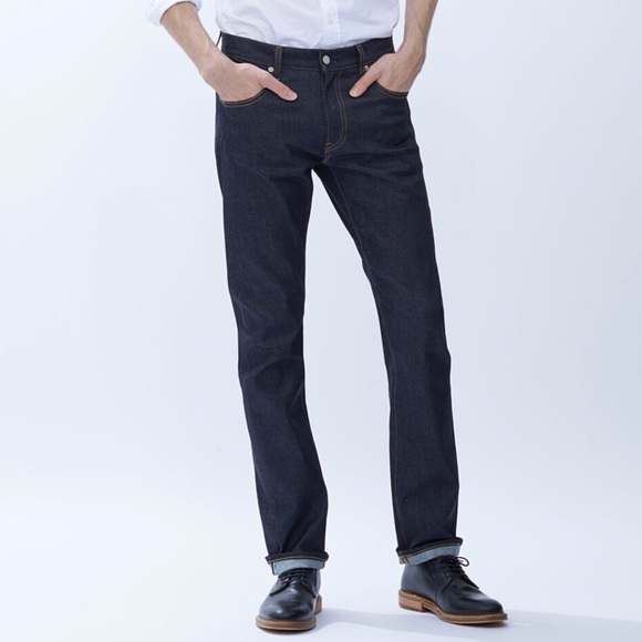 uniqlo slim fit straight jeans